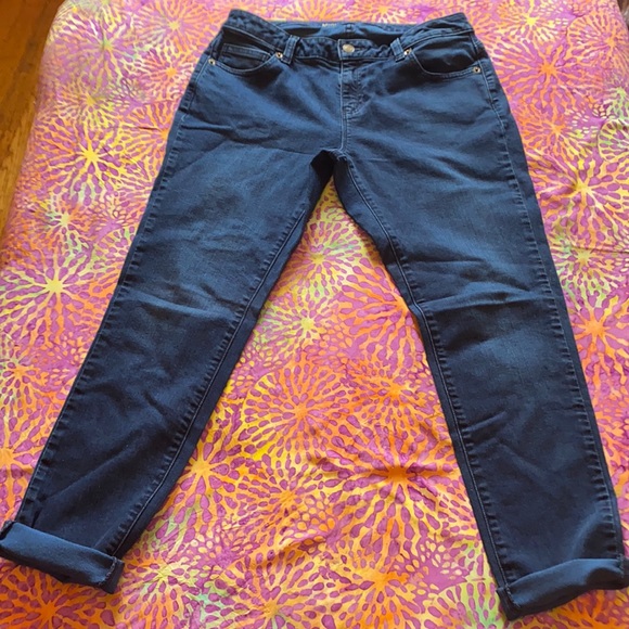 🦋Michael Kors Dark wash Izzy skinny jeans 🦋 - Picture 1 of 7